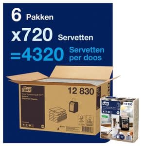 Picture 2 of Servet Tork N14 Xpressnap Fit Advanced multifold 2-laags 213x165mm 720 vel naturel 12830
