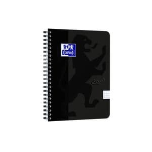 Picture 1 of Spiraalblok Oxford Touch A5 ruit 5x5mm 140 pagina's 80gr zwart
