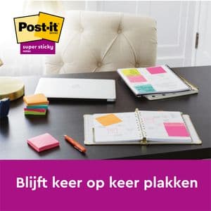 Picture 4 of Memoblokdispenser 3M tbv Post-it Z-Note 76x76mm transparant + 12 blok Z-notes