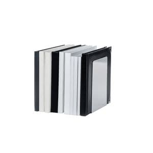Picture 5 of Boekensteun MAUL aluminium 12x12x17.5cm set 2 zilver