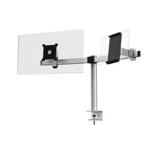 Picture 1 of Monitorarm Durable met klem voor 1 scherm en 1 tablet