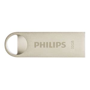Picture 2 of USB stick 2.0 Philips Moon USB-A 32GB zilver
