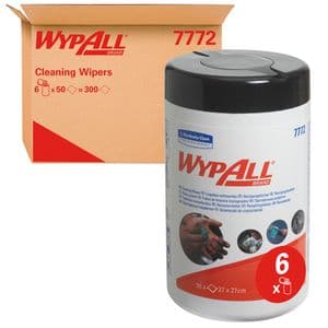 Picture 1 of Reinigingsdoek WypAll bus 1-laags 6x50 vel groen 7772
