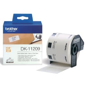 Picture 1 of Etiket Brother DK-11209 adressering klein 62x29mm 1 rol á 800 stuks wit