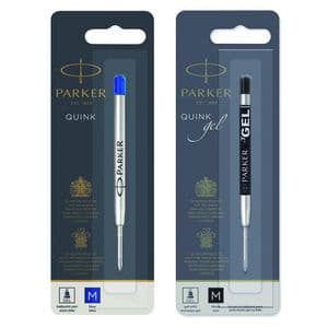 Picture 1 of Gelschrijvervulling Parker Quink medium zwart blister à 1 stuk