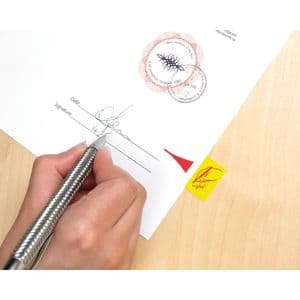 Picture 1 of Indextabs Post-it 68031 25,4x43.2mm " hier ondertekenen" geel