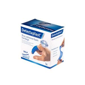 Picture 1 of Foamverband blauw Detectaplast 6cmx4,5m