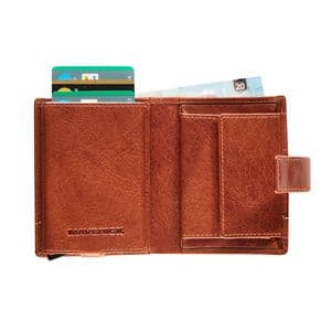 Picture 2 of Kaarthouder Maverick Rough Gear super compact RFID leer cognac