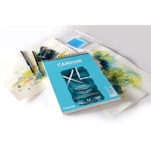 Picture 2 of Aquarelpapier Canson XL 30vel 300gr A3 wit