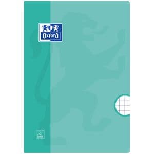 Picture 3 of Schrift Oxford School A4 ruit 10x10mm 72 pagina's 80gr assorti pak à 3 stuks
