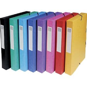Picture 1 of Elastobox Exacompta A4 40mm 600gr assorti