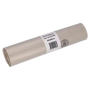 Picture 1 of Afvalzak Cleaninq 60x80cm LDPE recycled T50 60L transparant rol à 20 stuks
