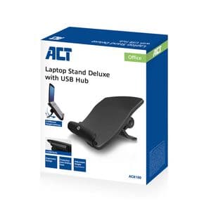 Picture 2 of Laptopstandaard ACT 6 standen 4-p hub