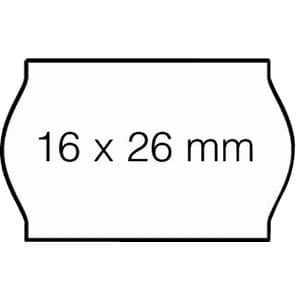 Picture 2 of Prijsetiket 16x26mm Open-Data S14/Sato Judo afneembaar wit