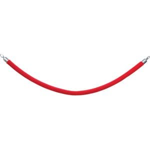 Picture 3 of Afzetkoord Securit 150cm rood met chroome knop
