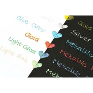 Picture 3 of Gelschrijver Pentel K110 Dual medium metallic assorti 8 kleuren