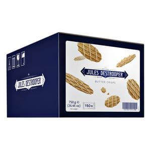 Picture 1 of Koekjes Jules Destrooper natuurboterwafels doos 150 stuks