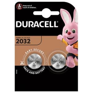 Picture 1 of Batterij Duracell knoopcel 2xCR2032 lithium Ø20mm 3V-180mAh