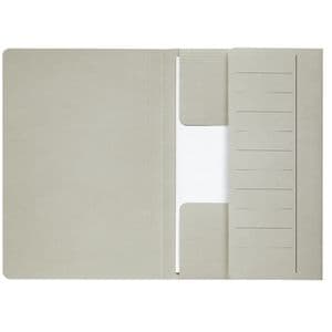 Picture 1 of Dossiermap Djois Secolor Mammoet folio 3 kleppen 250gr recycled grijs 10 stuks