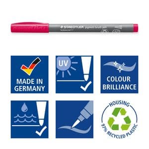 Picture 5 of Brushpen Staedtler PigmentArts set à 36 kleuren