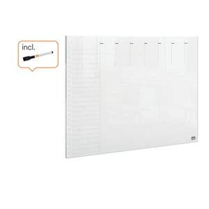 Picture 2 of Weekplanner Nobo transparant acryl A4