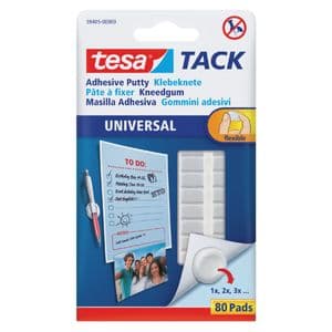 Picture 1 of Kneedgum tesa® TACK Universal zelfklevend 80 pads