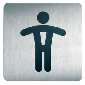 Picture 1 of Infobord pictogram Durable 4954 vierkant wc heren 150mm