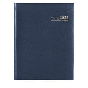 Picture 2 of Agenda 2027 Brepols Timing Lima 7dagen/2pagina's viertalig blauw