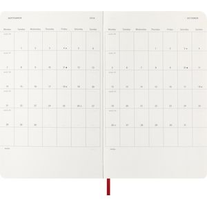 Picture 4 of Agenda 2026 Moleskine 12M Planner Weekly 7dagen/1pagina large sc scarlet red
