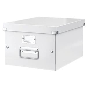 Picture 2 of Opbergdoos Leitz Click & Store WOW middel gerecycled karton 281x200x370mm wit