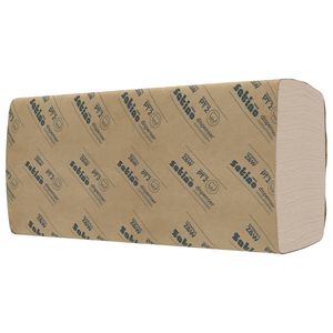 Picture 2 of Handdoek Satino PT2 PureSoft z-vouw 2-laags 206x240mm 25x150 vel naturel 277530