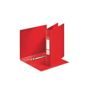 Picture 1 of Ringband Esselte VIVIDA A5 2-rings O-mechaniek 25mm PP Rood