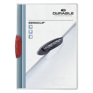 Picture 1 of Klemmap Durable Swingclip 30 vellen rood