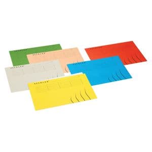 Picture 2 of Vouwmap Secolor A4 100% gerecycled karton 250gr groen