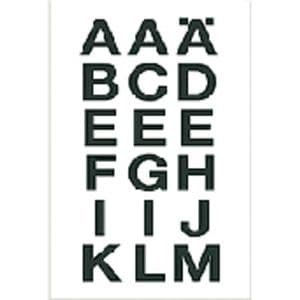 Picture 1 of Etiket HERMA 4135 20x20mm letters A-Z zwart op transparant
