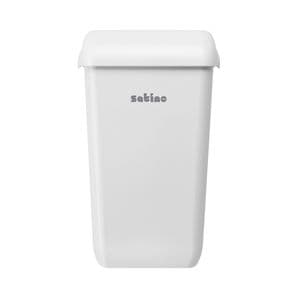 Picture 2 of Afvalbak Satino open inworp 23 liter wit 332580