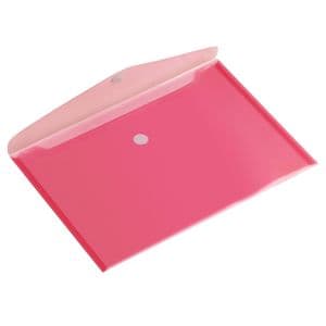 Picture 1 of Enveloptas Europel A4 335x240mm dwars PP transparant rood