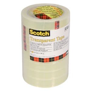 Picture 1 of Plakband Scotch 550 19mmx66m transparant 8 rollen