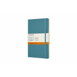 Picture 1 of Notitieboek Moleskine large 130x210mm lijn soft cover reef blue