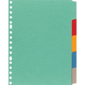 Picture 1 of Tabbladen Kangaro A5 17-gaats P505M 5-delig assorti karton
