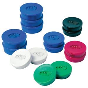 Picture 1 of Magneet Legamaster 20mm 250gr wit 10 stuks