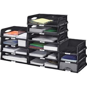 Picture 2 of Brievenbak Leitz Sorty standaard A4 maxi dwars zwart