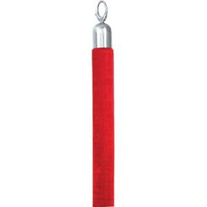 Picture 1 of Afzetkoord Securit 150cm rood met chroome knop