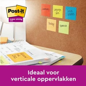 Picture 5 of Memoblok Post-it 675-3 Super Sticky 101x101mm Oasis 3 stuks