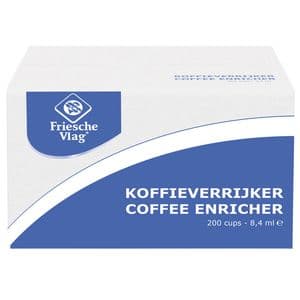 Picture 1 of Koffiemelk Friesche Vlag aluminium cupjes 9gr 200 stuks