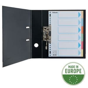 Picture 1 of Tabbladen Esselte Premium A4 6-delig karton 23-rings assorti