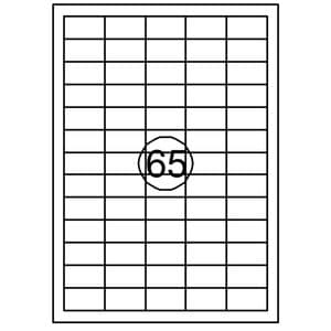 Picture 1 of Etiket Quantore 38.1x21.2mm 6500 stuks