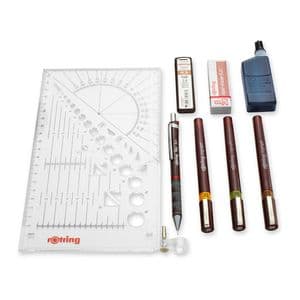 Picture 3 of Tekenset rOtring Isograph college 0.2mm, 0.3mm en 0.5mm set à 3 stuks