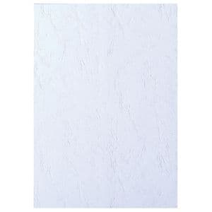 Picture 1 of Voorblad GBC A4 lederlook wit 100 stuks