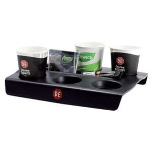Picture 3 of Bekerplateau Douwe Egberts voor 6 bekers zwart